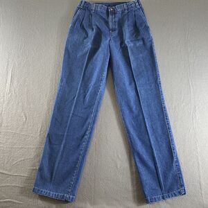 Croft Barrow Pants Mens 32x34‎ Blue Mid Rise Side Elastic Khakis Relaxed Fit NEW